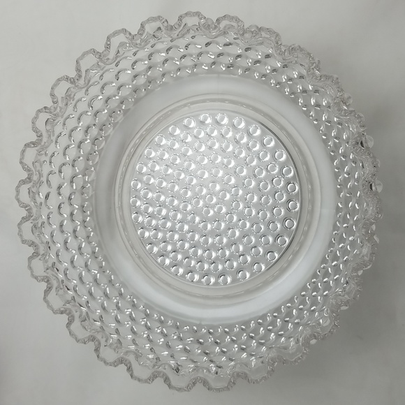 Antique EAPG Elson Glass Dewdrop Master Berry Bowl - Picture 2 of 16